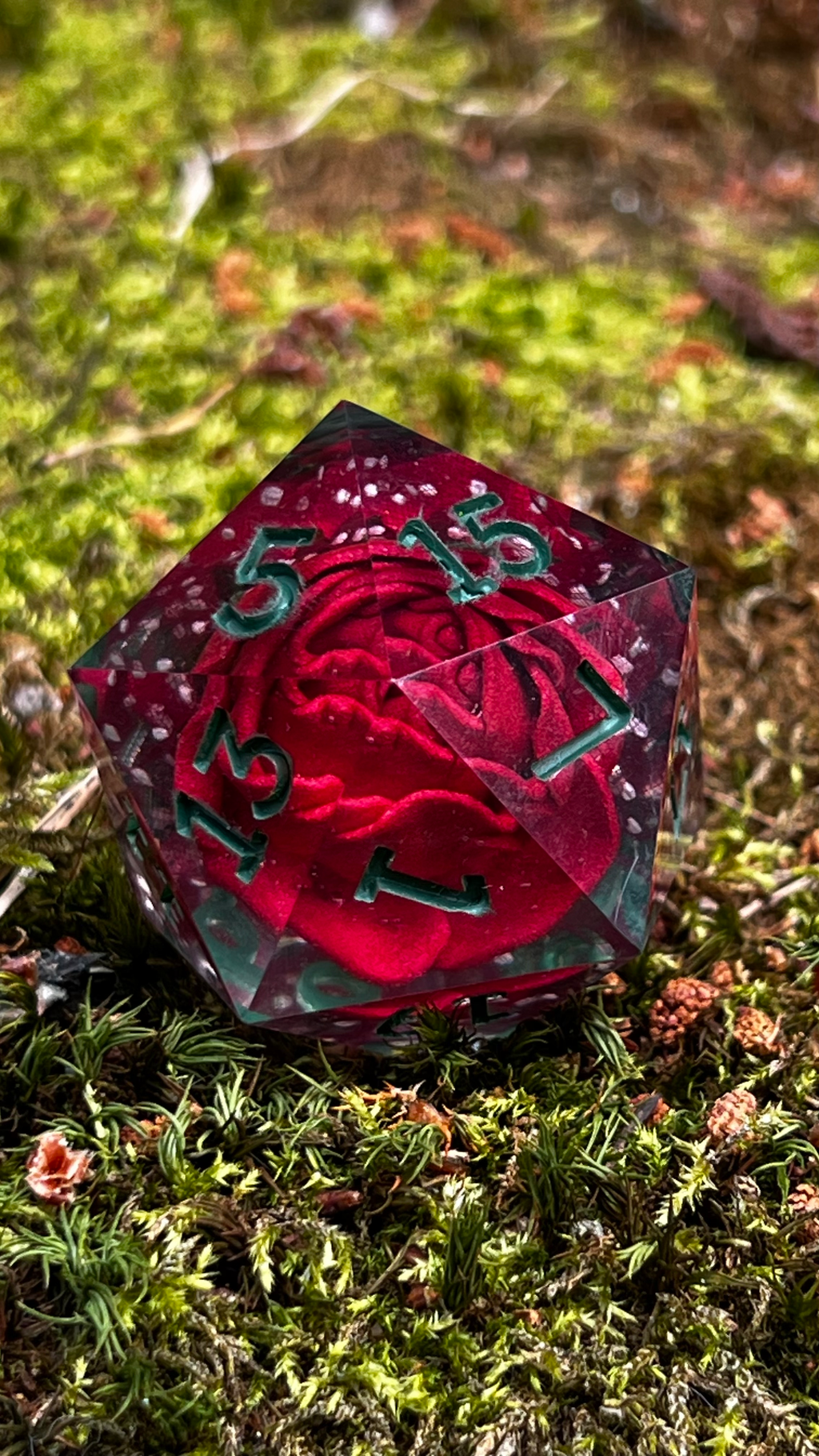 Scarlet 55 mm Chonk d20