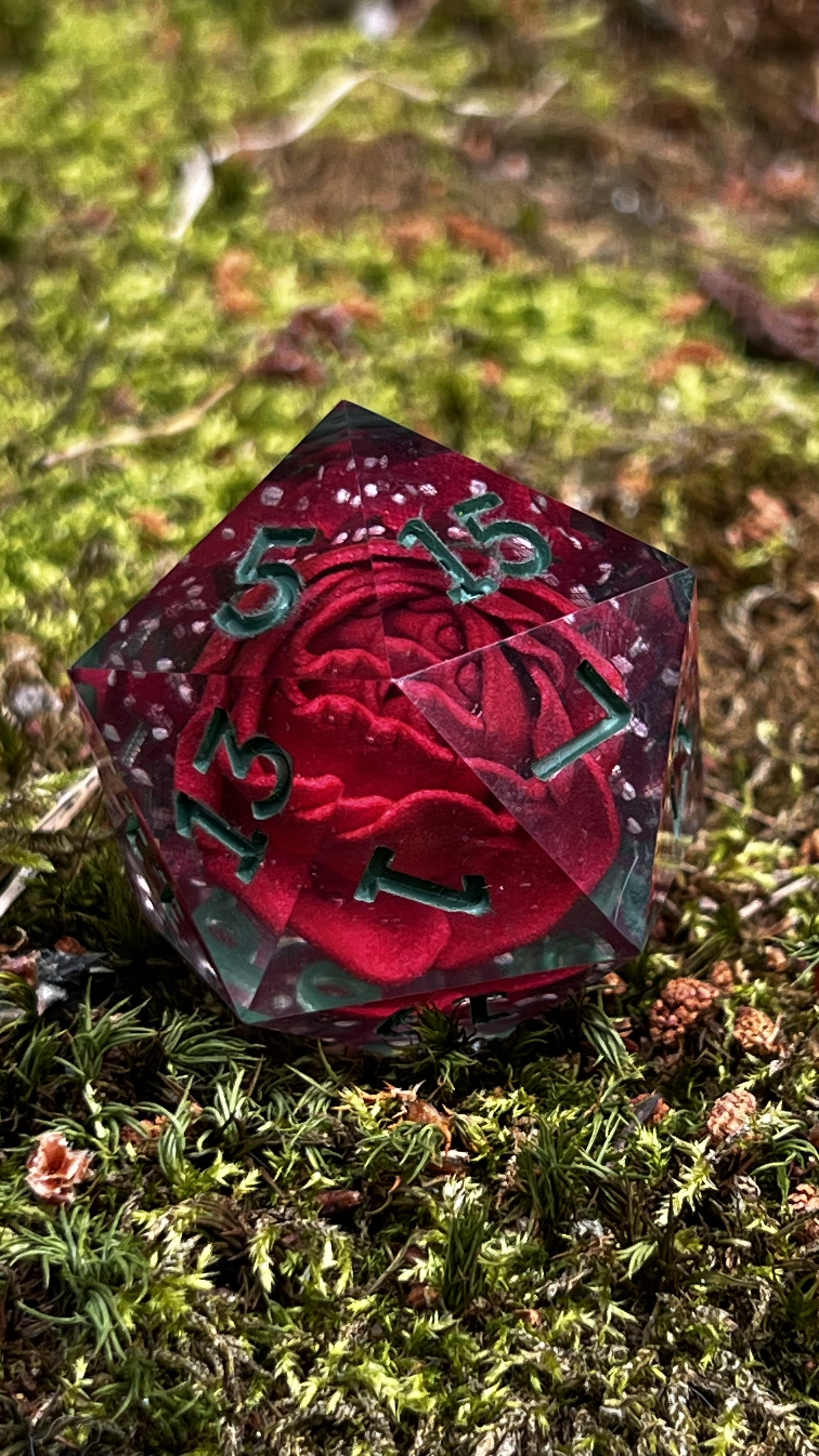 Scarlet 55 mm Chonk d20