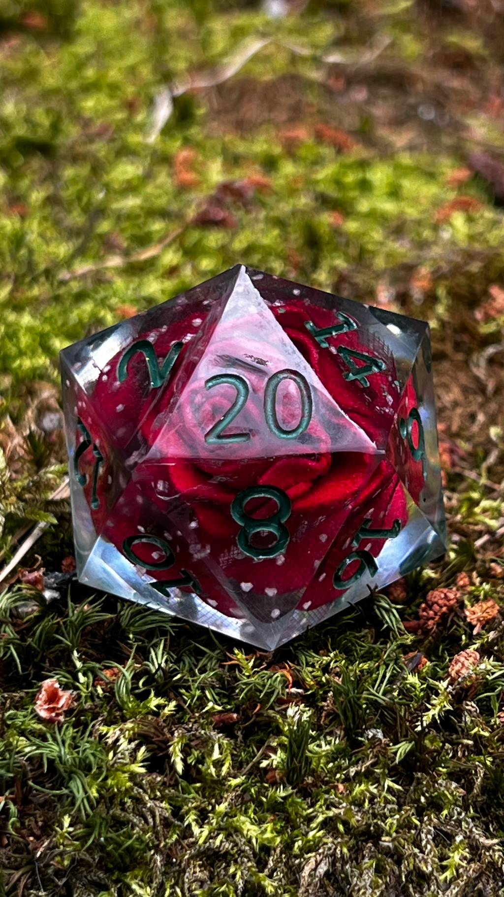Scarlet 55 mm Chonk d20