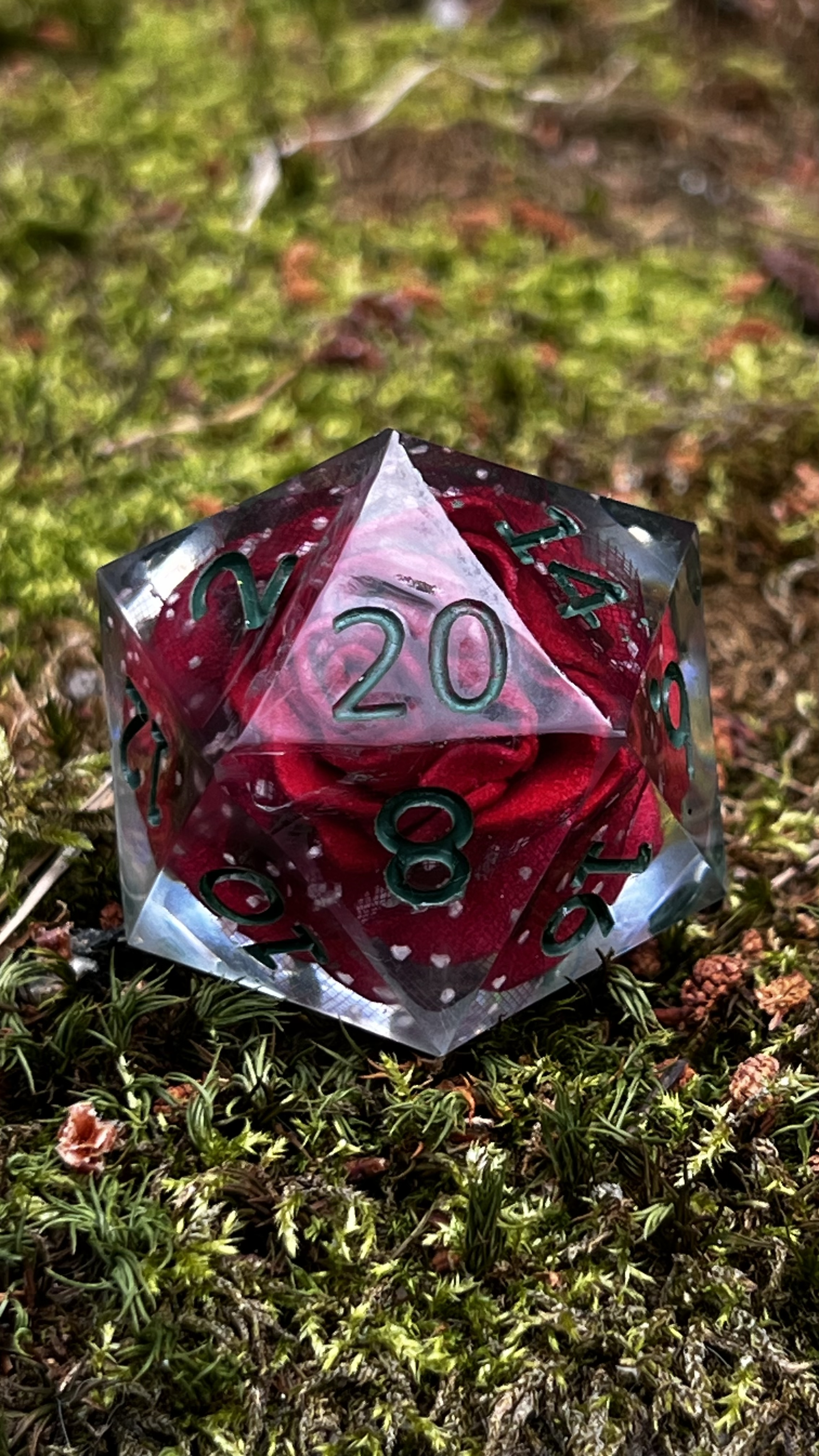 Scarlet 55 mm Chonk d20