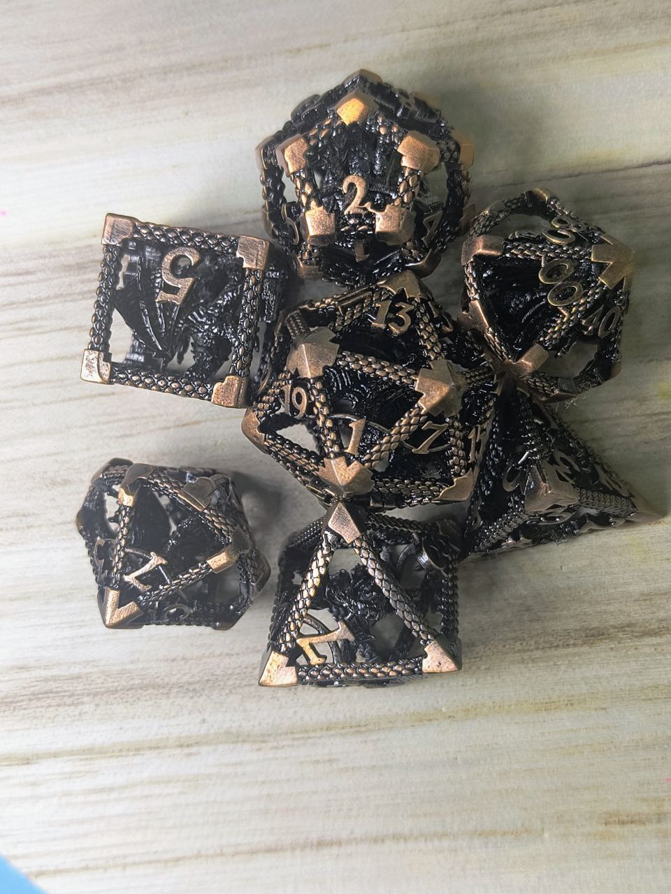 Bronz Dragon Metal FRP Zar Seti