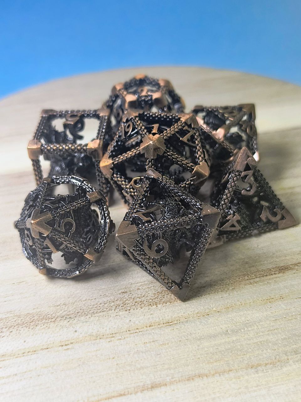 Bronz Dragon Metal FRP Zar Seti
