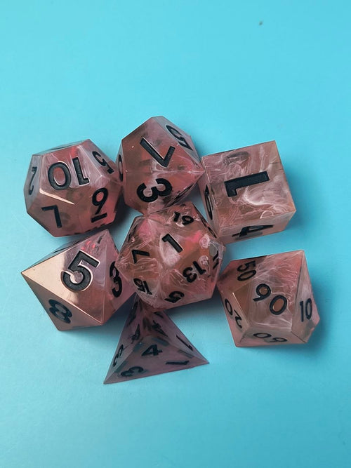 Fire TTRPG Dice Set