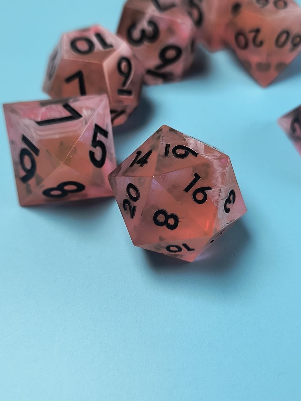 Fire TTRPG Dice Set