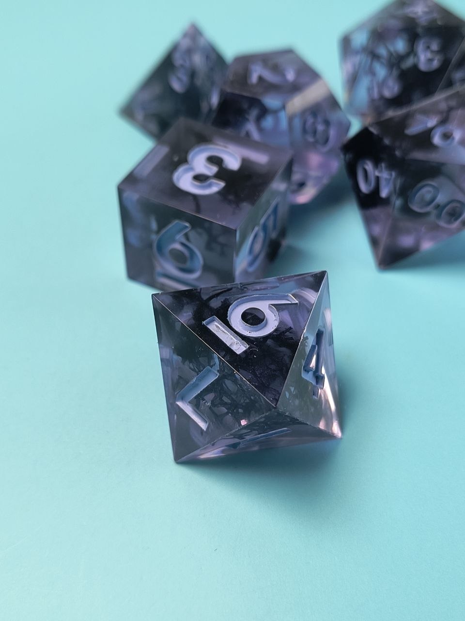 Purple Moss TTRPG Dice Set
