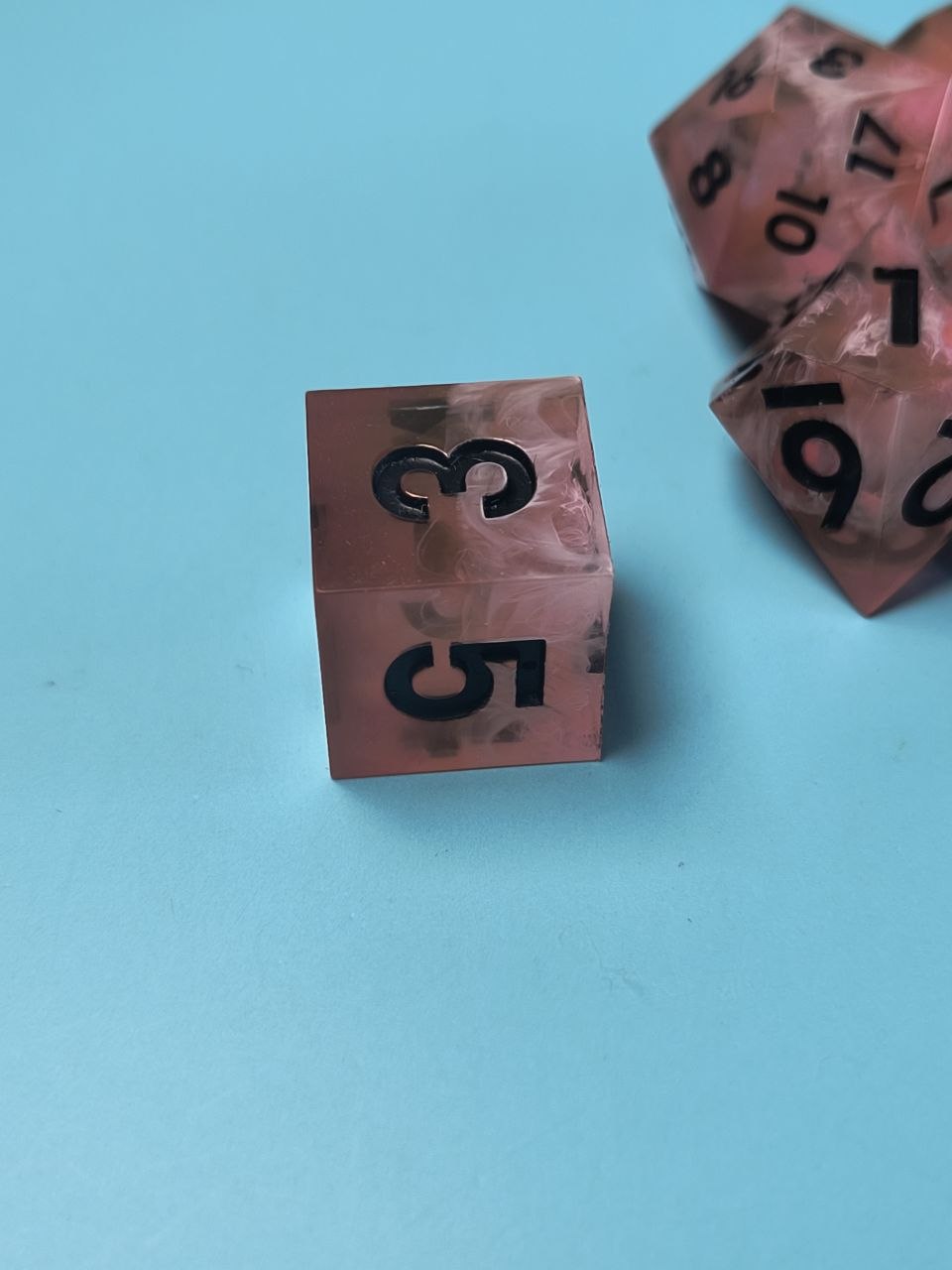 Fire TTRPG Dice Set