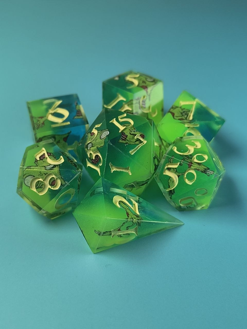 Zombie TTRPG Dice Set