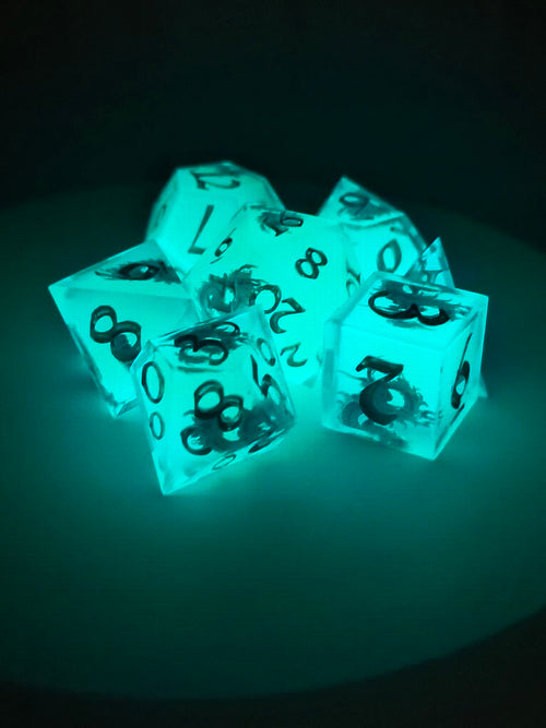 Green Dragon  TTRPG Dice Set