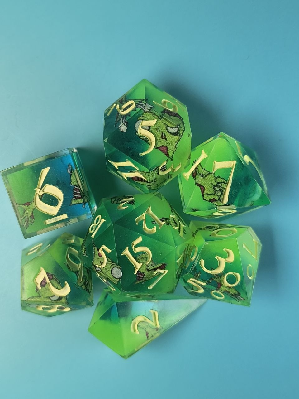 Zombie TTRPG Dice Set