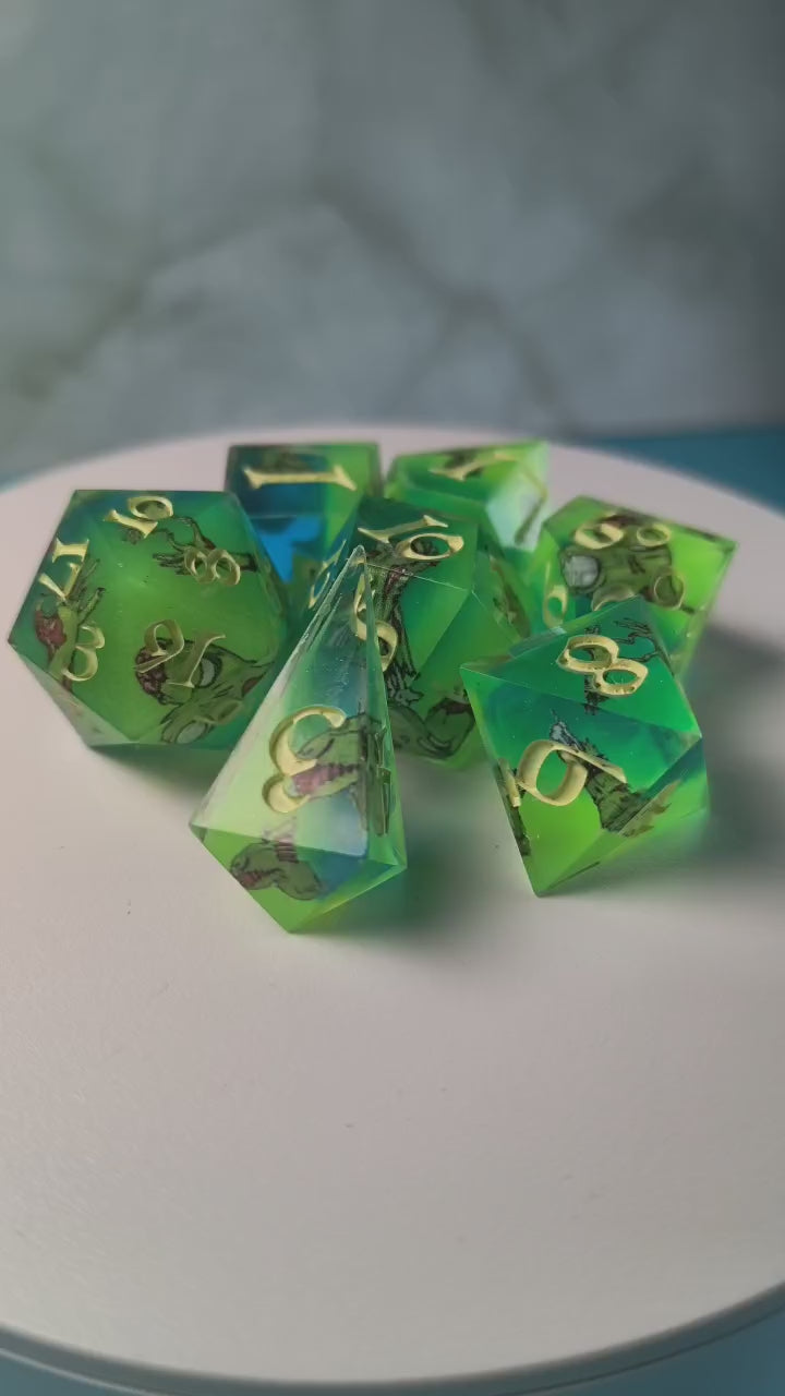 Zombie TTRPG Dice Set