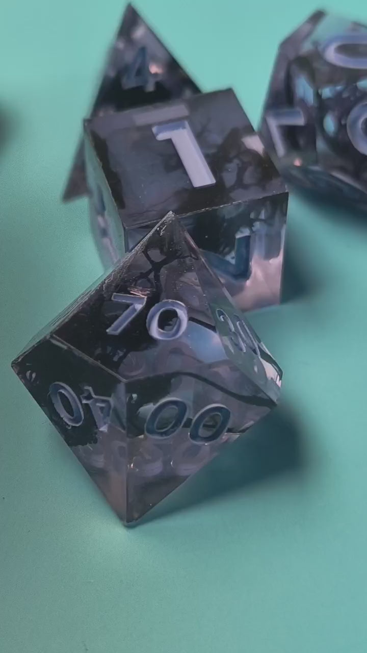 Purple Moss TTRPG Dice Set