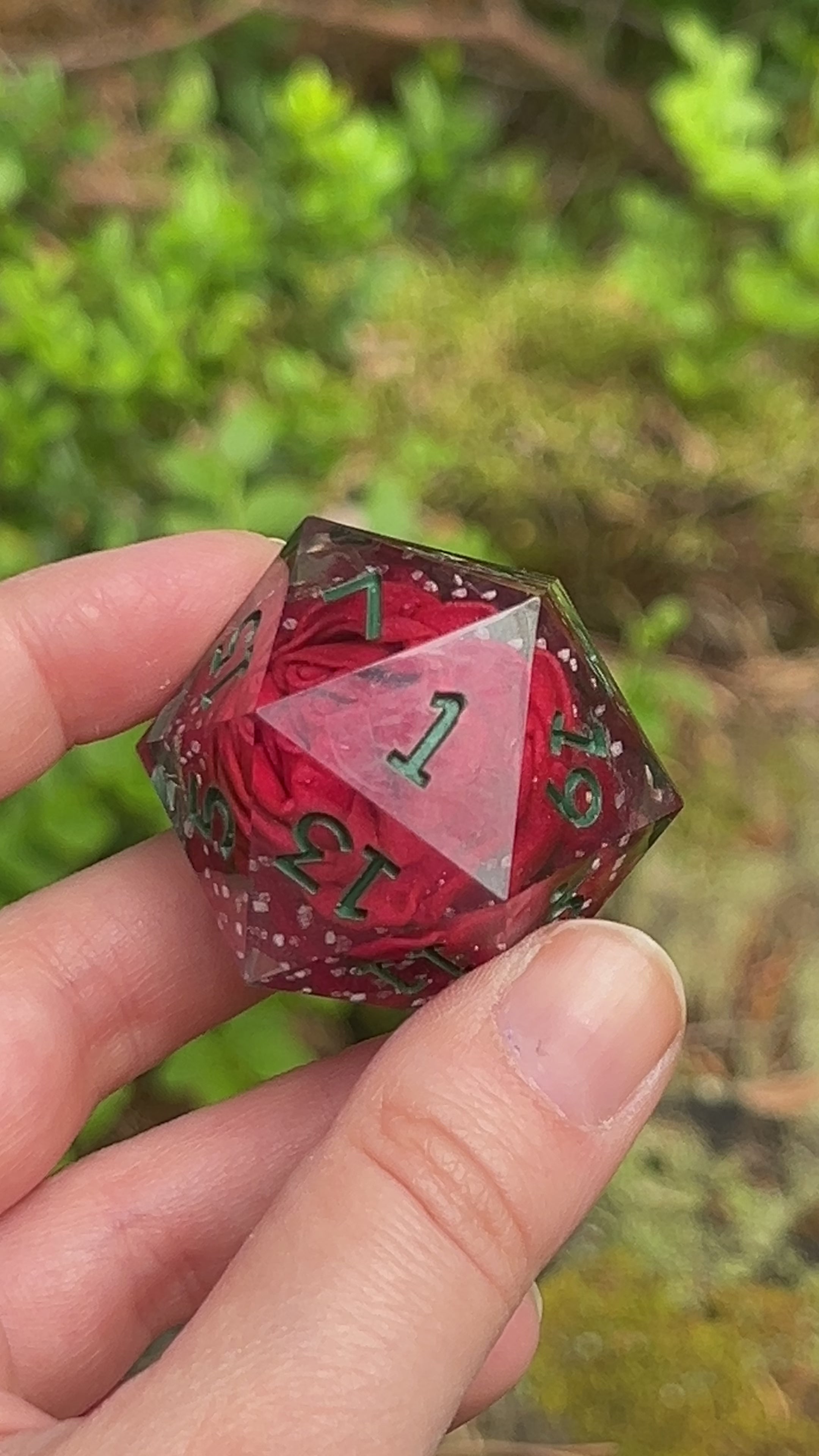 Scarlet 55 mm Chonk d20